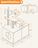 Cat Litter Box Enclosure 106